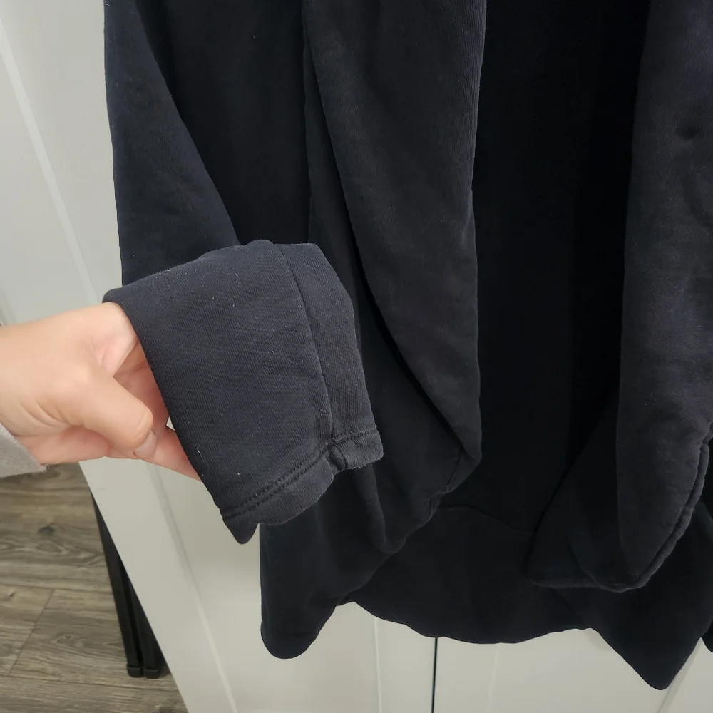 Standard James Perse Black Open Shawl Collar Sweater Jacket size 3